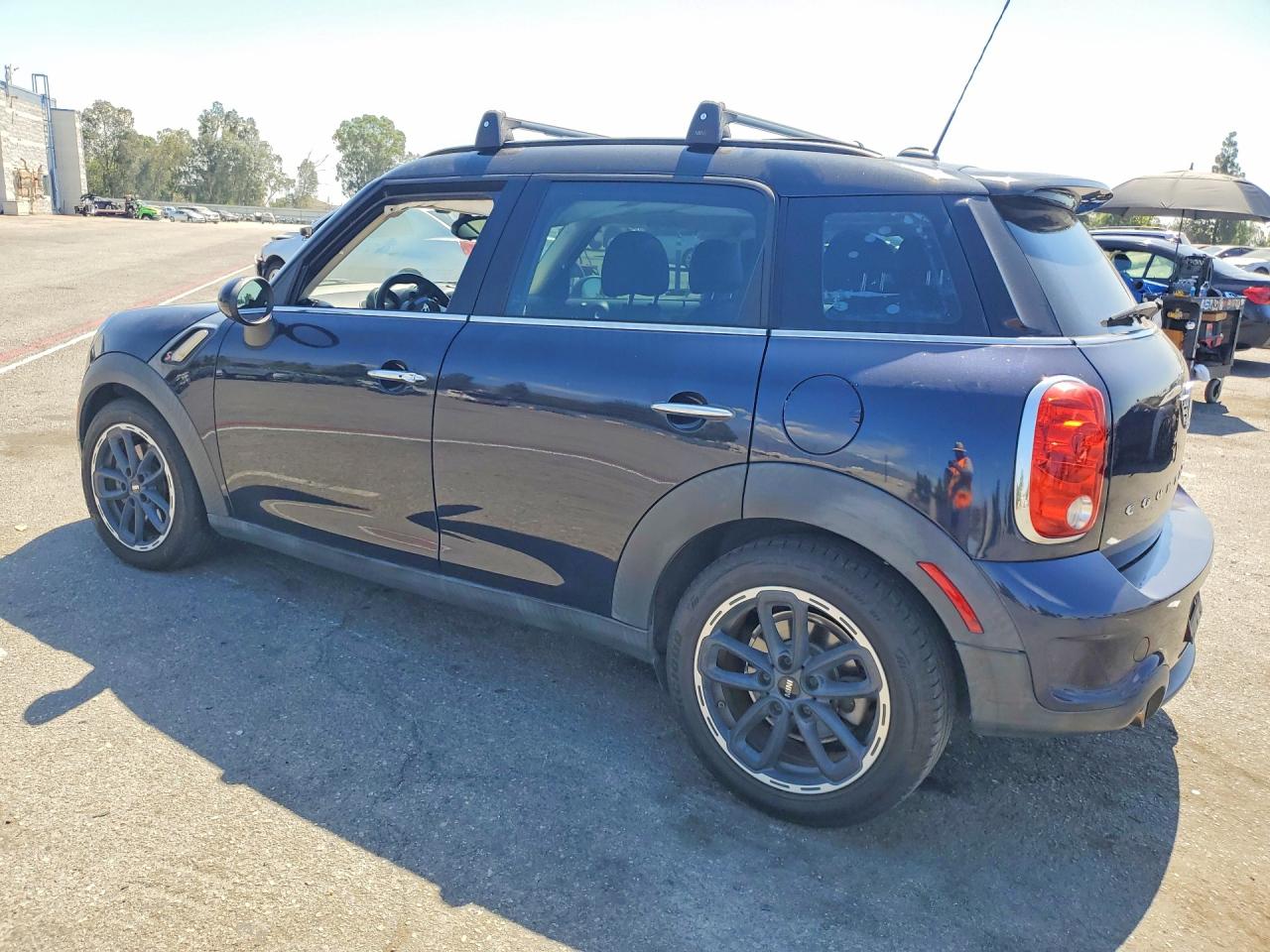 2015 Mini Cooper S Countryman Черный vin: WMWZC3C52FWT03615