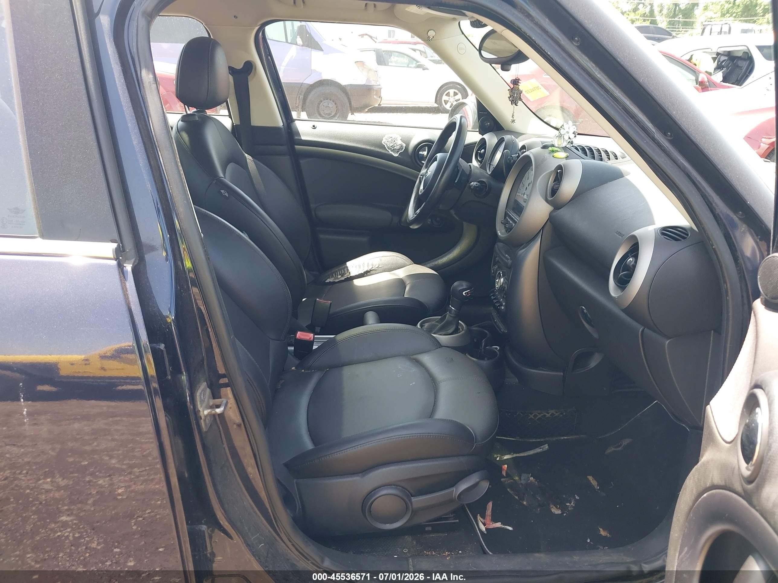 2012 Mini Cooper S Countryman   Blue vin: WMWZC3C53CWL81011