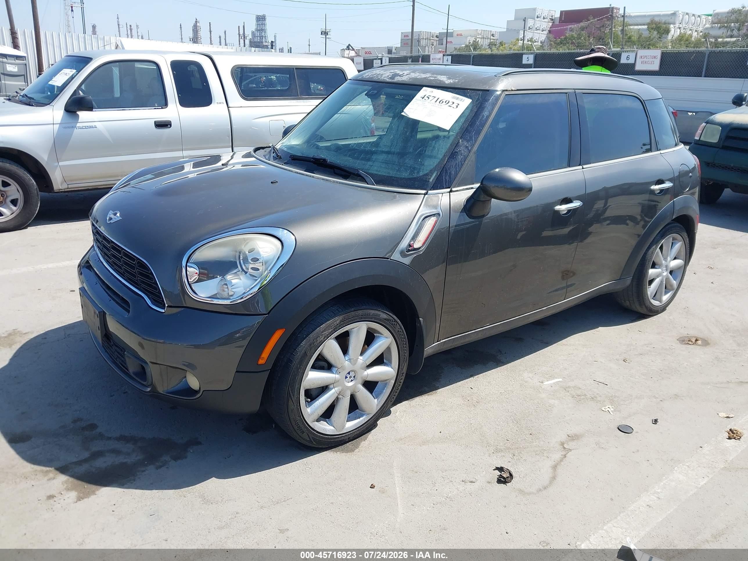 2012 Mini Cooper S Countryman   Gray vin: WMWZC3C53CWL85737