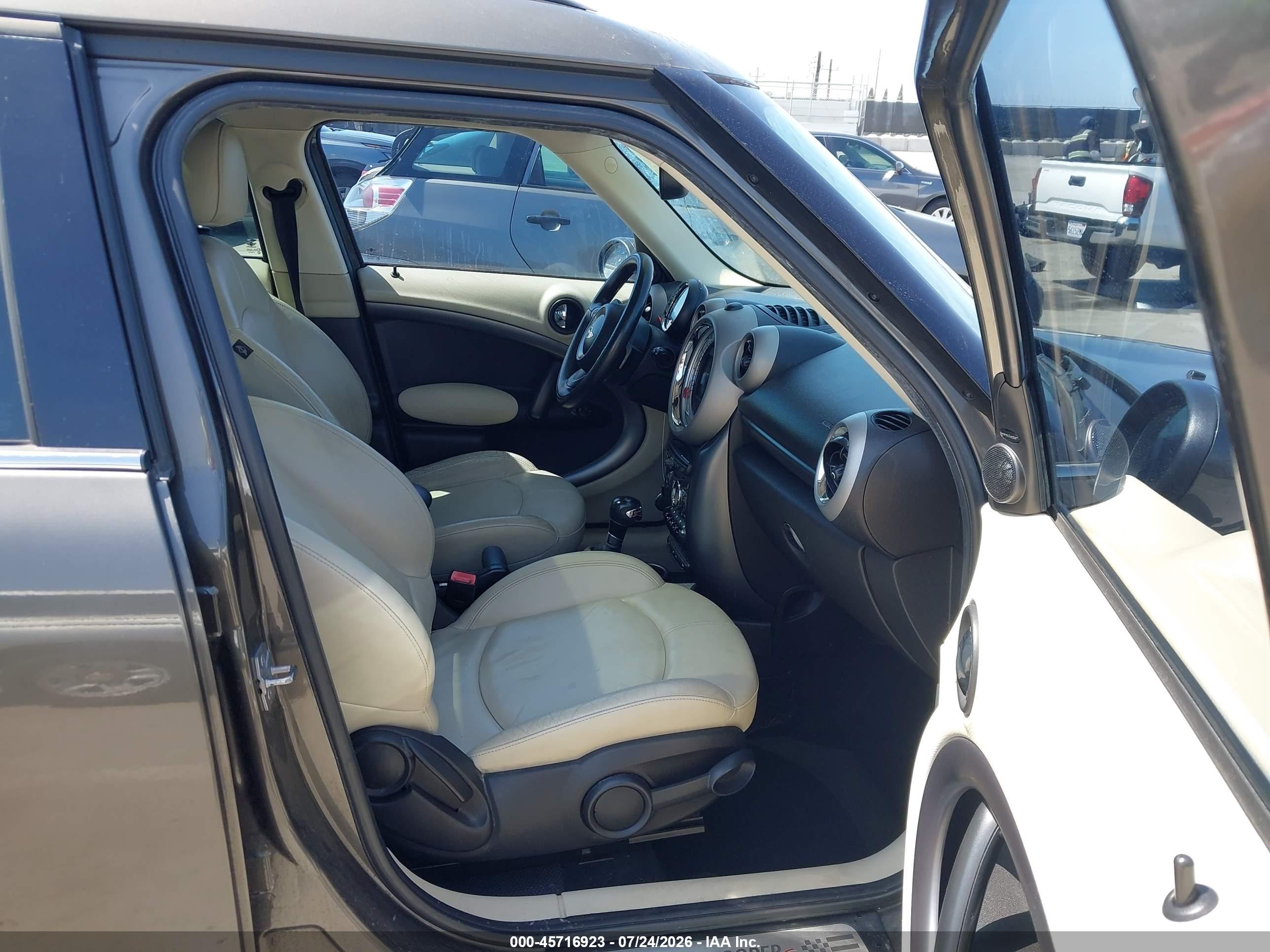2012 Mini Cooper S Countryman   Gray vin: WMWZC3C53CWL85737