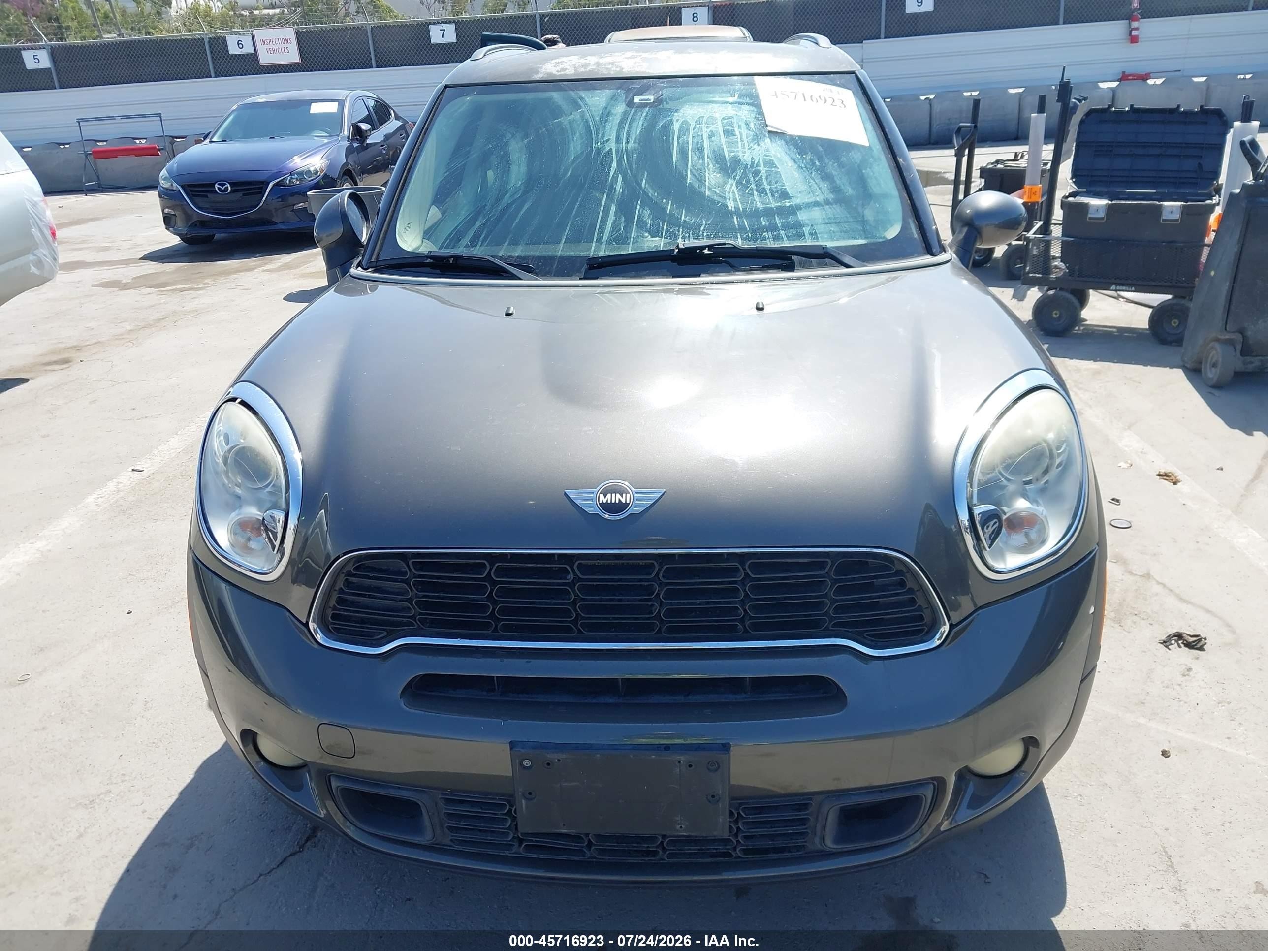 2012 Mini Cooper S Countryman   Gray vin: WMWZC3C53CWL85737