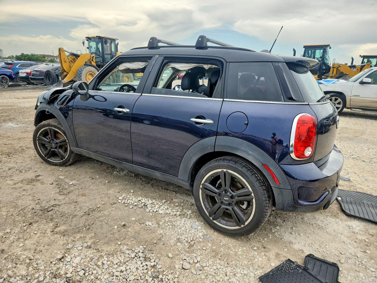 2012 Mini Cooper S Countryman Синий vin: WMWZC3C53CWL87276