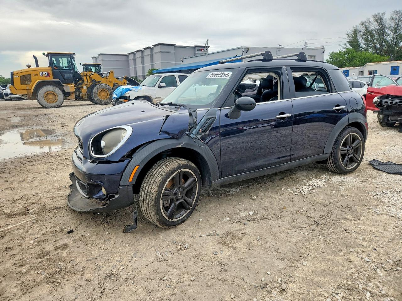 2012 Mini Cooper S Countryman Blue vin: WMWZC3C53CWL87276