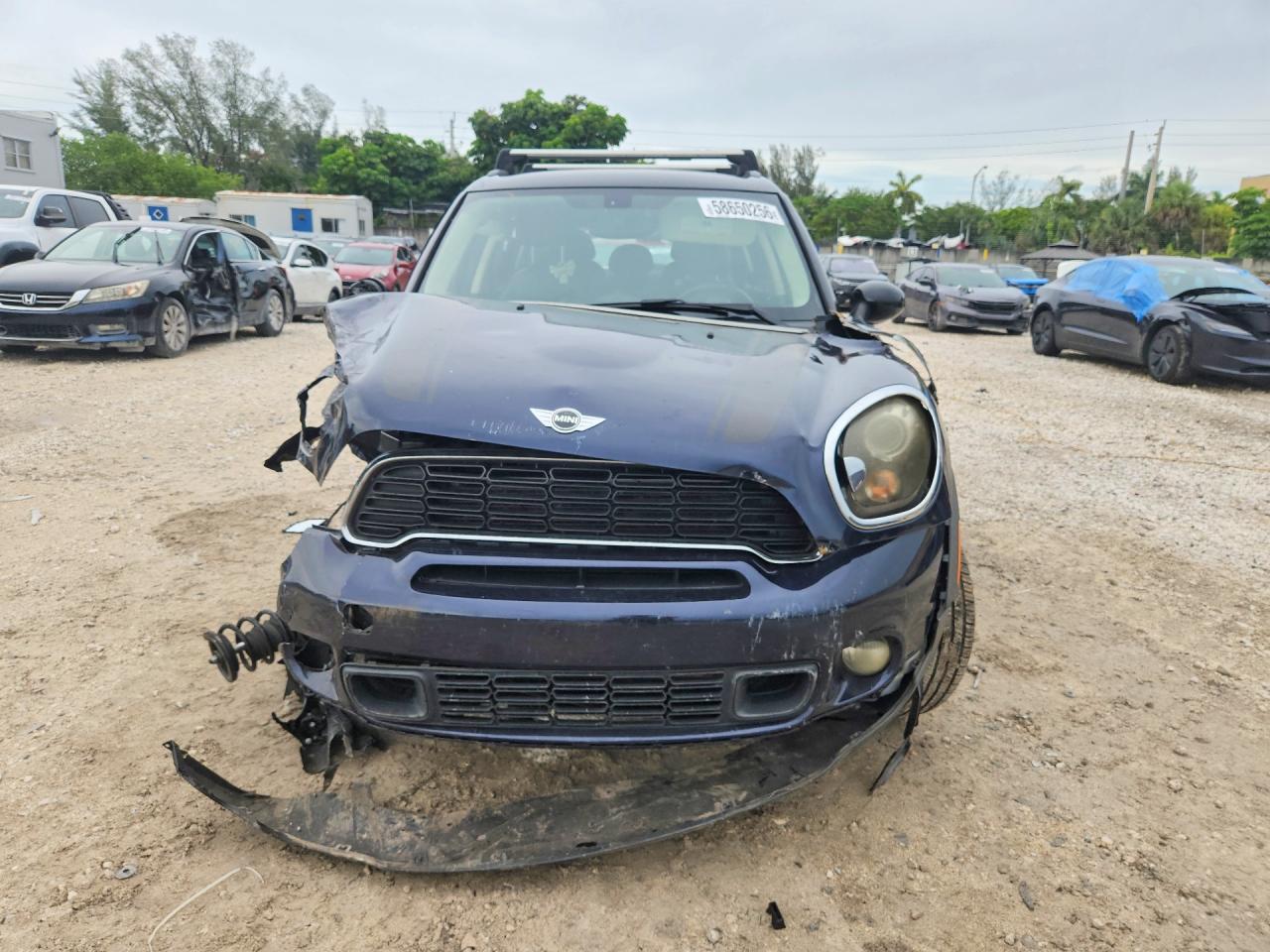 2012 Mini Cooper S Countryman Синий vin: WMWZC3C53CWL87276
