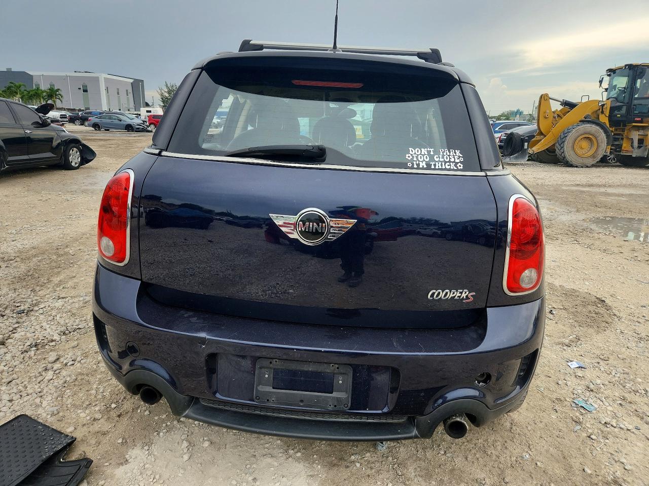 2012 Mini Cooper S Countryman Синий vin: WMWZC3C53CWL87276