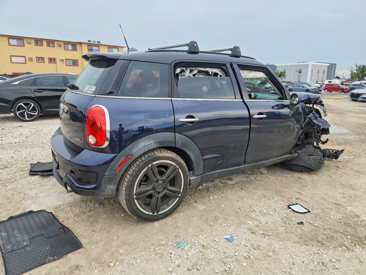 2012 Mini Cooper S Countryman Синий vin: WMWZC3C53CWL87276