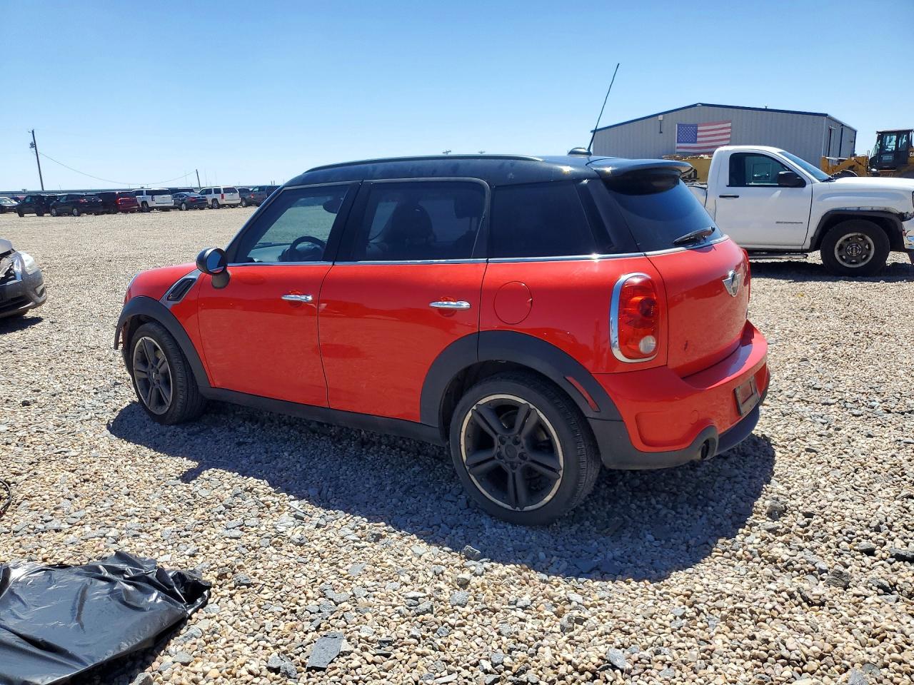 2012 Mini Cooper S Countryman Red vin: WMWZC3C53CWM27677