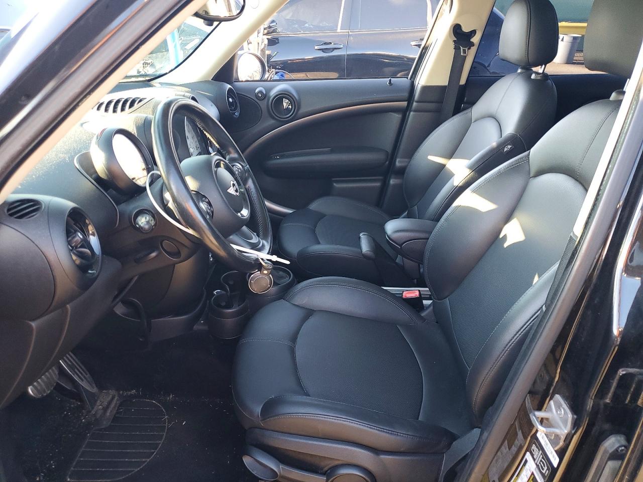 2013 Mini Cooper S Countryman Black vin: WMWZC3C53DWP23512
