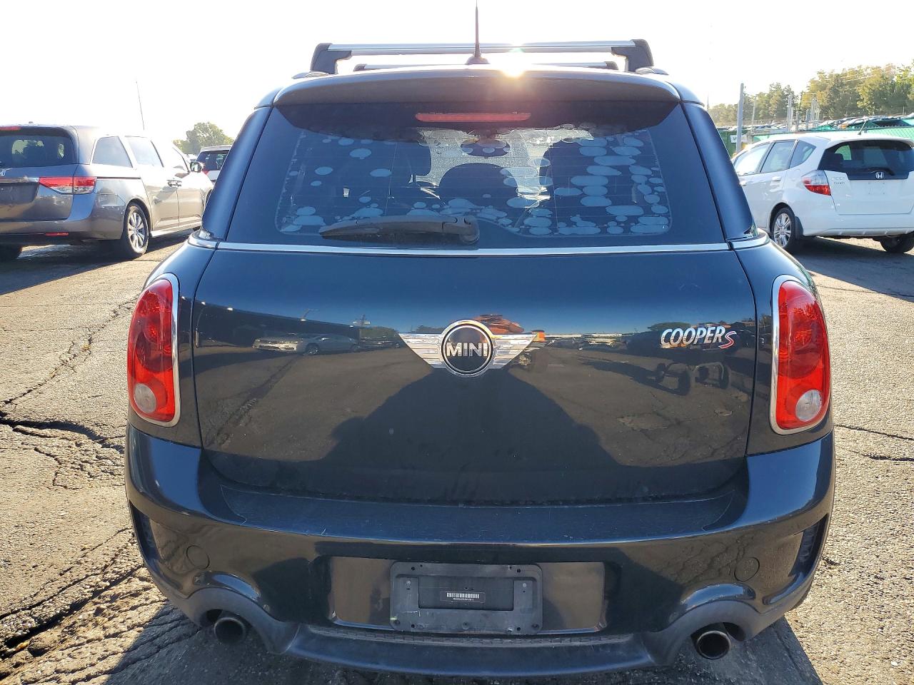 2013 Mini Cooper S Countryman Black vin: WMWZC3C53DWP23512