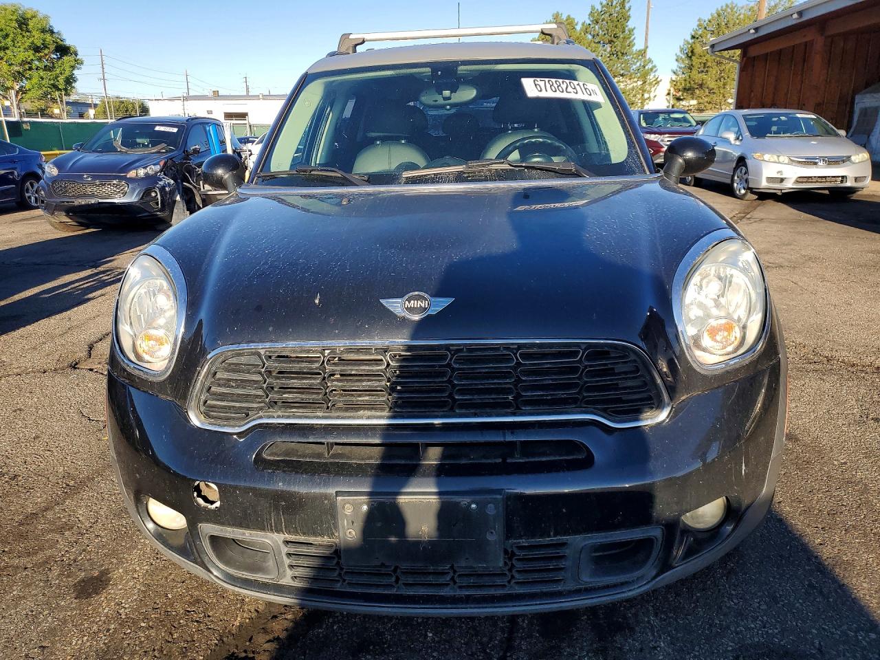 2013 Mini Cooper S Countryman Black vin: WMWZC3C53DWP23512