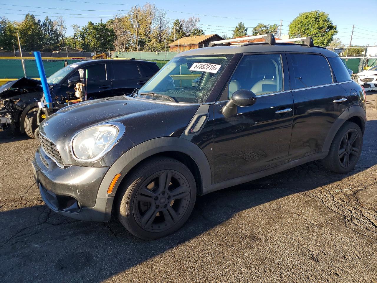 2013 Mini Cooper S Countryman Черный vin: WMWZC3C53DWP23512