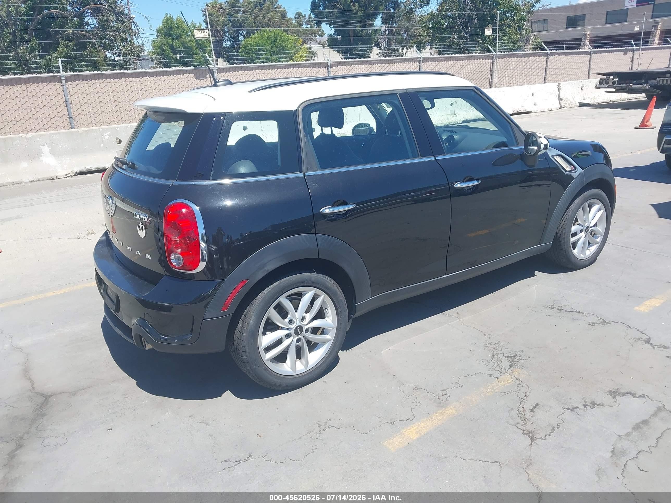 2014 Mini Countryman Cooper S Black vin: WMWZC3C53EWP52557