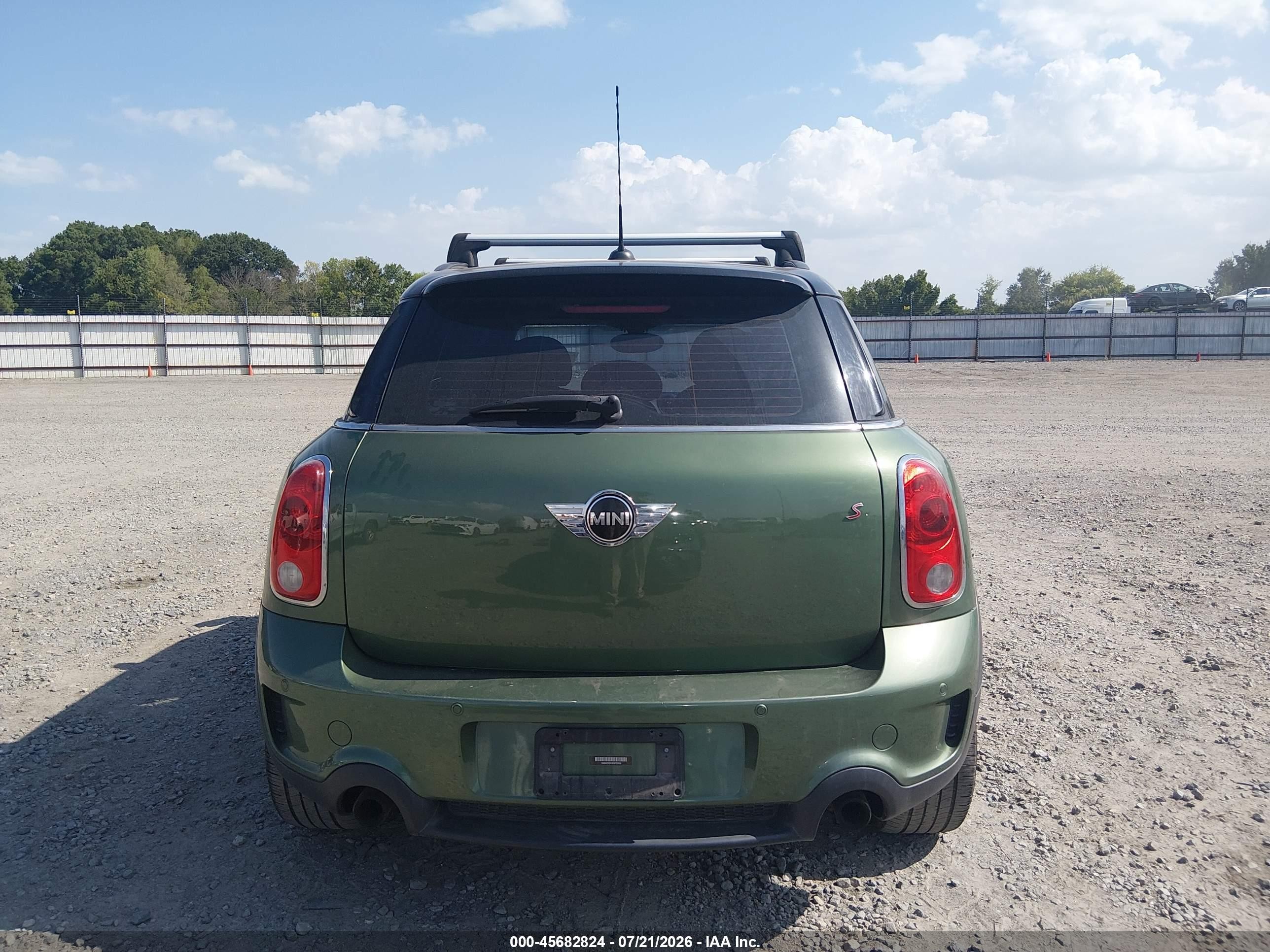 2015 Mini Countryman Cooper S Зеленый vin: WMWZC3C53FWT03509