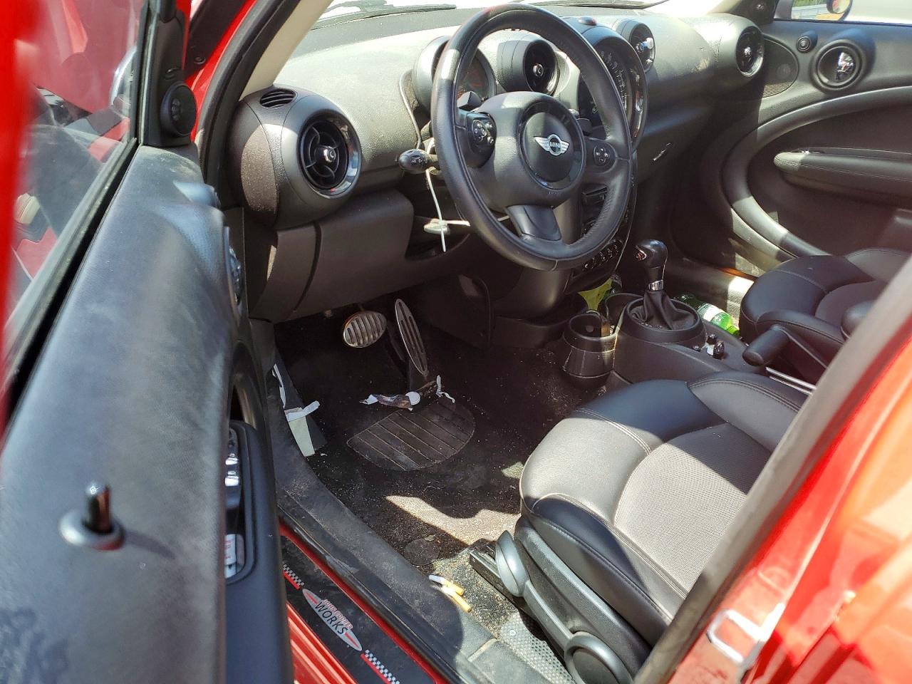 2015 Mini Cooper S Countryman Красный vin: WMWZC3C53FWT04014