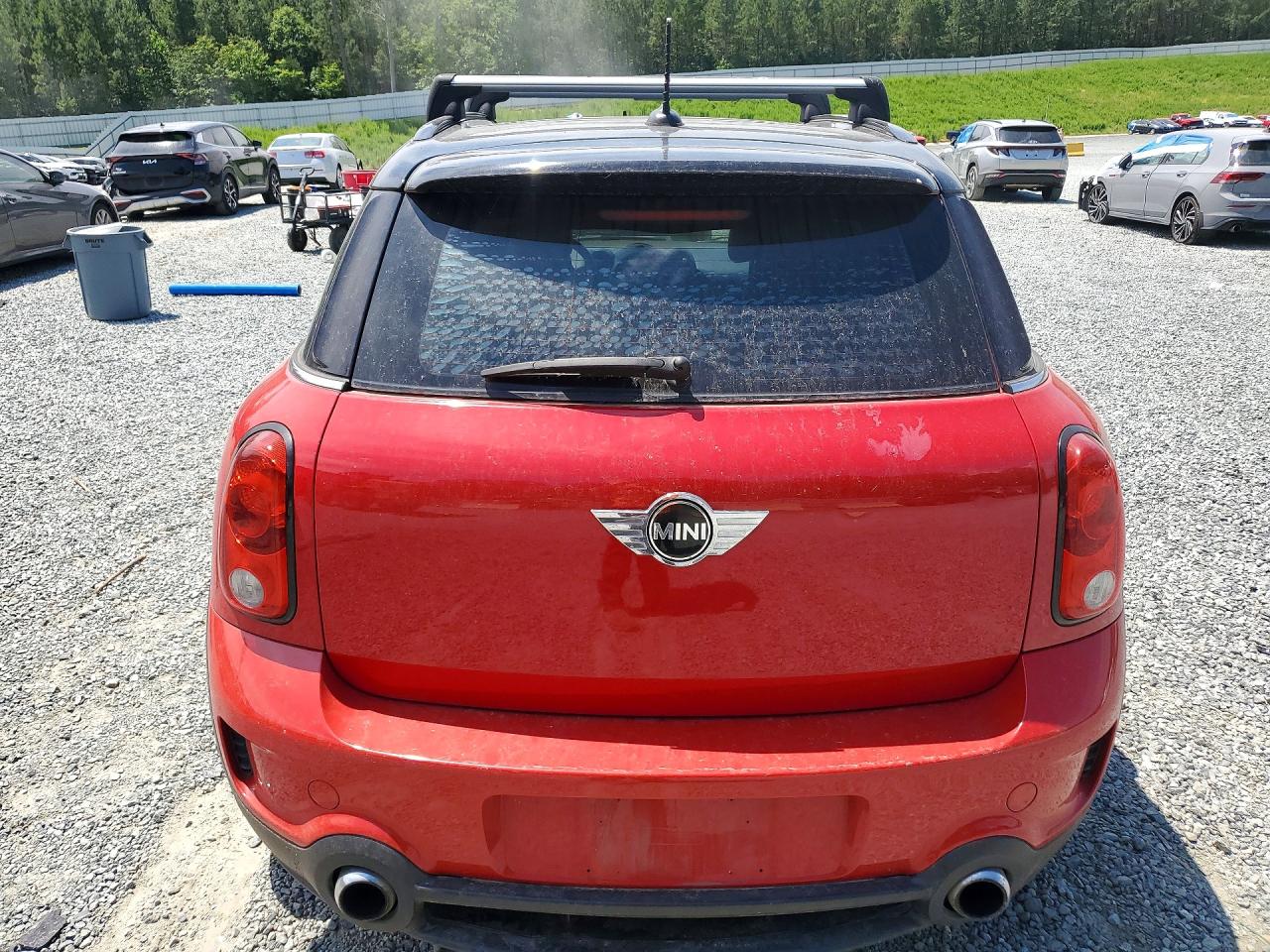 2015 Mini Cooper S Countryman Красный vin: WMWZC3C53FWT04014