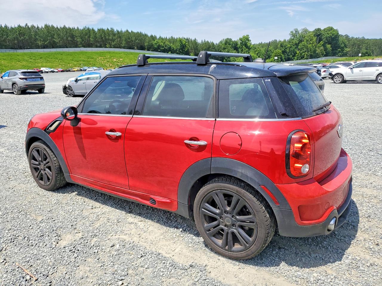 2015 Mini Cooper S Countryman Красный vin: WMWZC3C53FWT04014