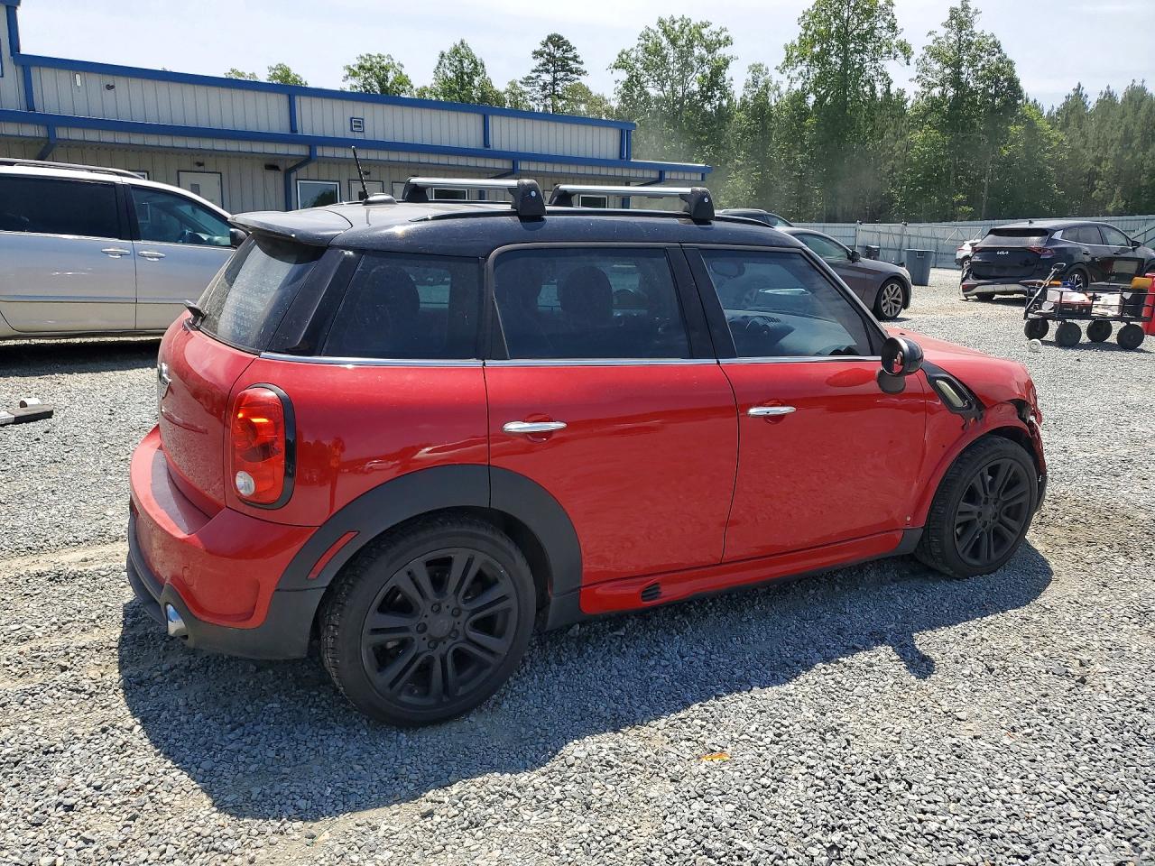 2015 Mini Cooper S Countryman Красный vin: WMWZC3C53FWT04014