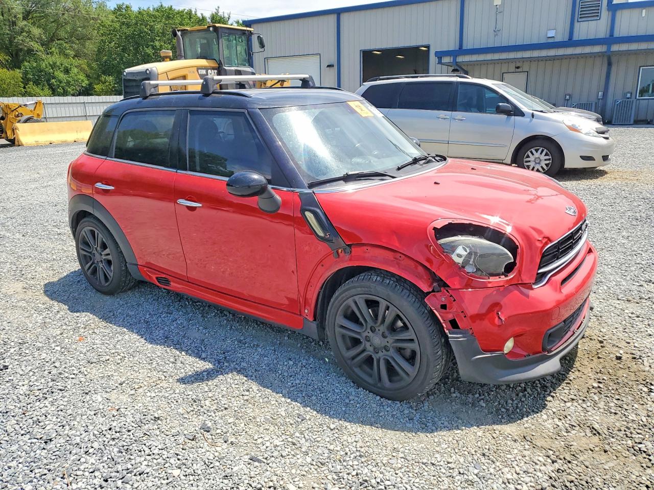 2015 Mini Cooper S Countryman Красный vin: WMWZC3C53FWT04014