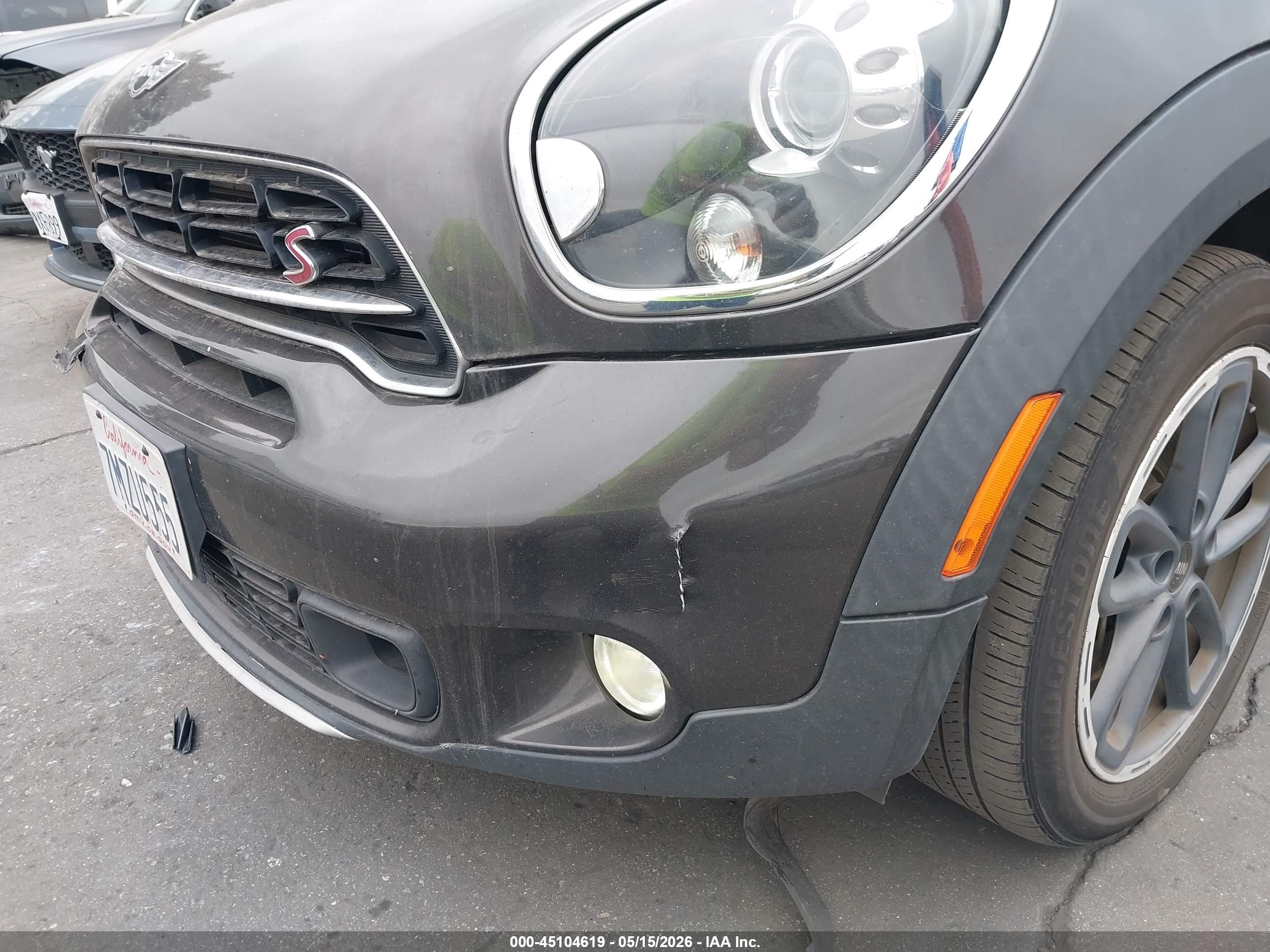 2015 Mini Countryman Cooper S Gray vin: WMWZC3C53FWT06510