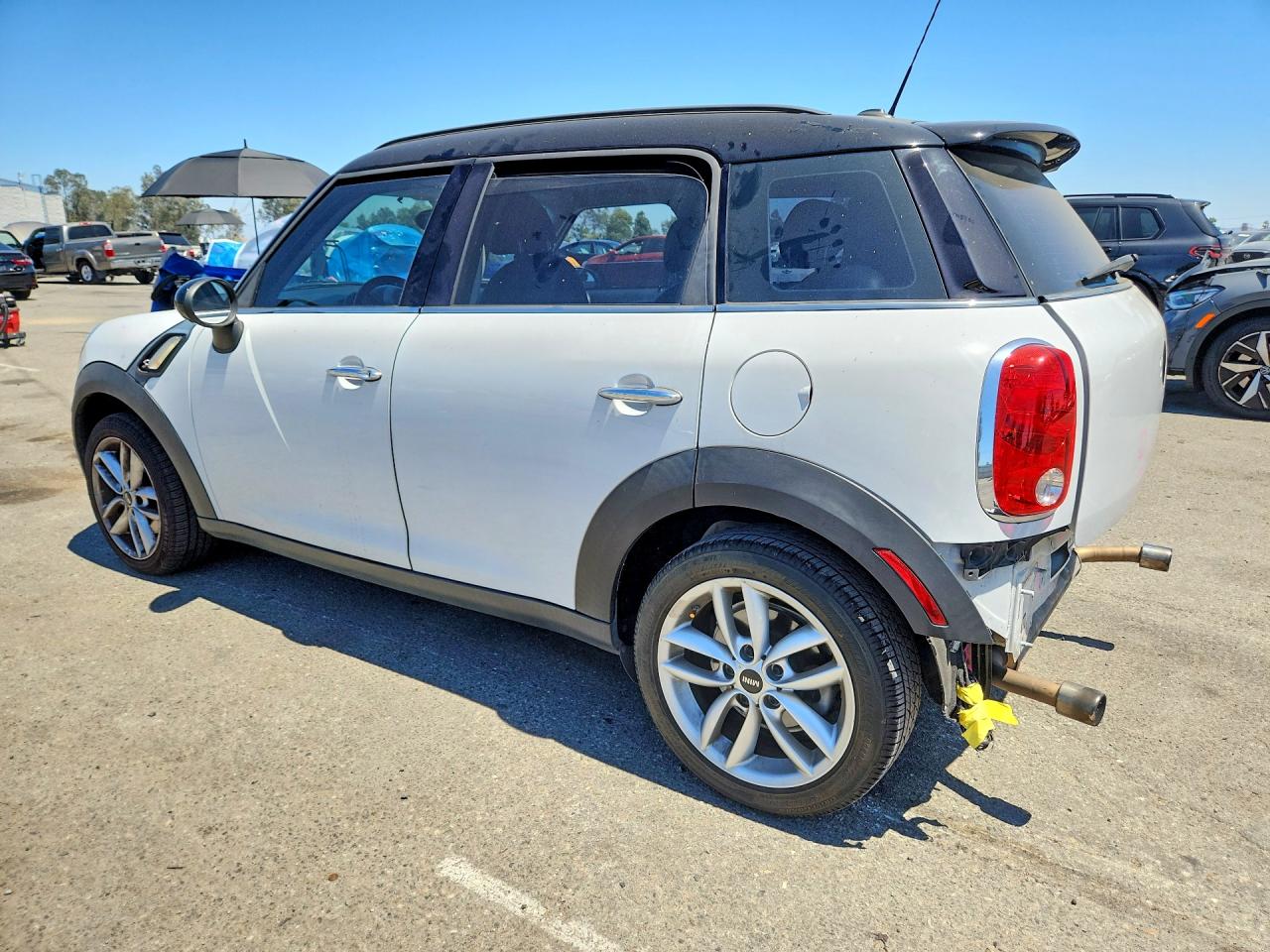 2012 Mini Cooper S Countryman White vin: WMWZC3C54CWL82281