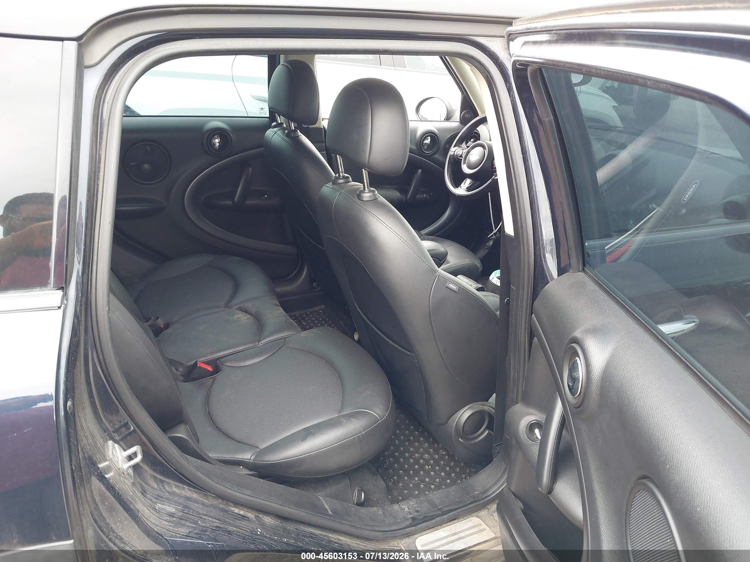 2012 Mini Cooper S Countryman   Dark Blue vin: WMWZC3C54CWL84726