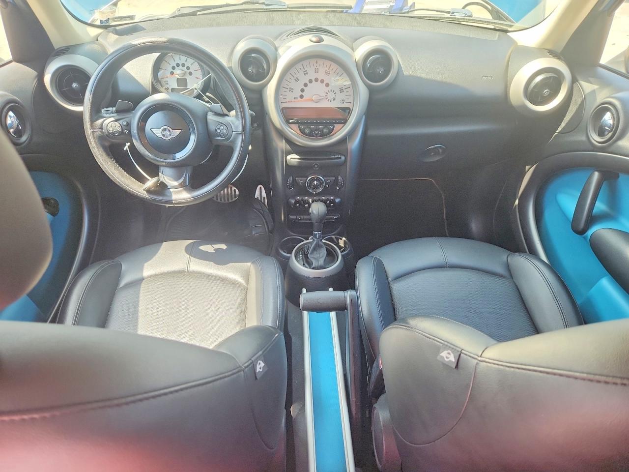2012 Mini Cooper S Countryman Blue vin: WMWZC3C54CWL86475