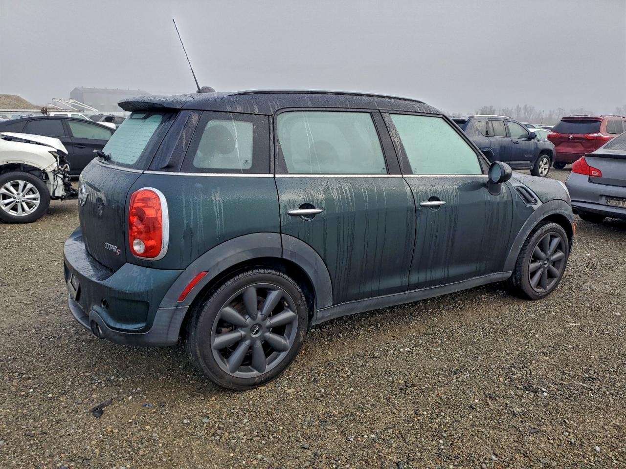 2012 Mini Cooper S Countryman Green vin: WMWZC3C54CWL87559
