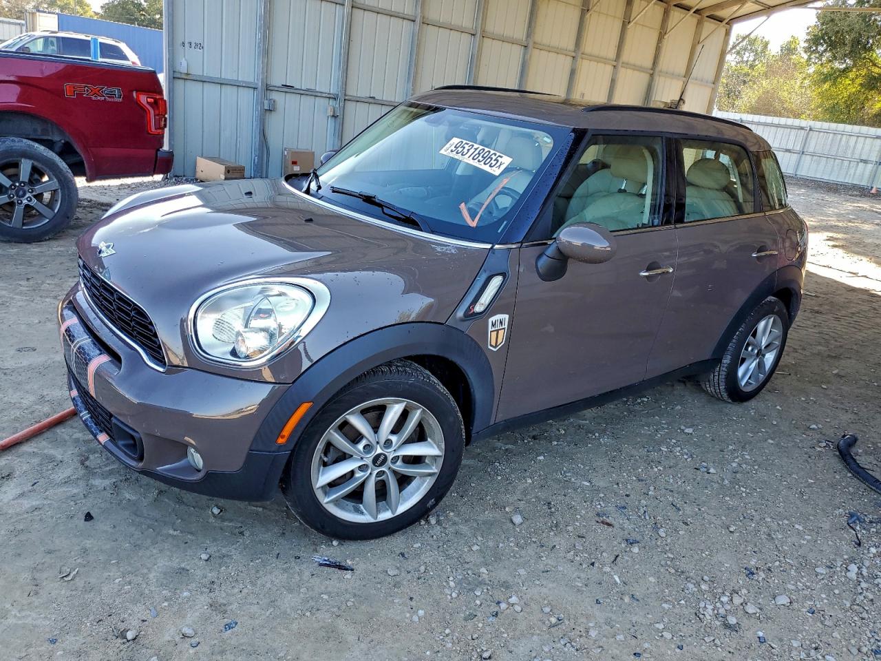 2013 Mini Cooper S Countryman Коричневый vin: WMWZC3C54DWP21302