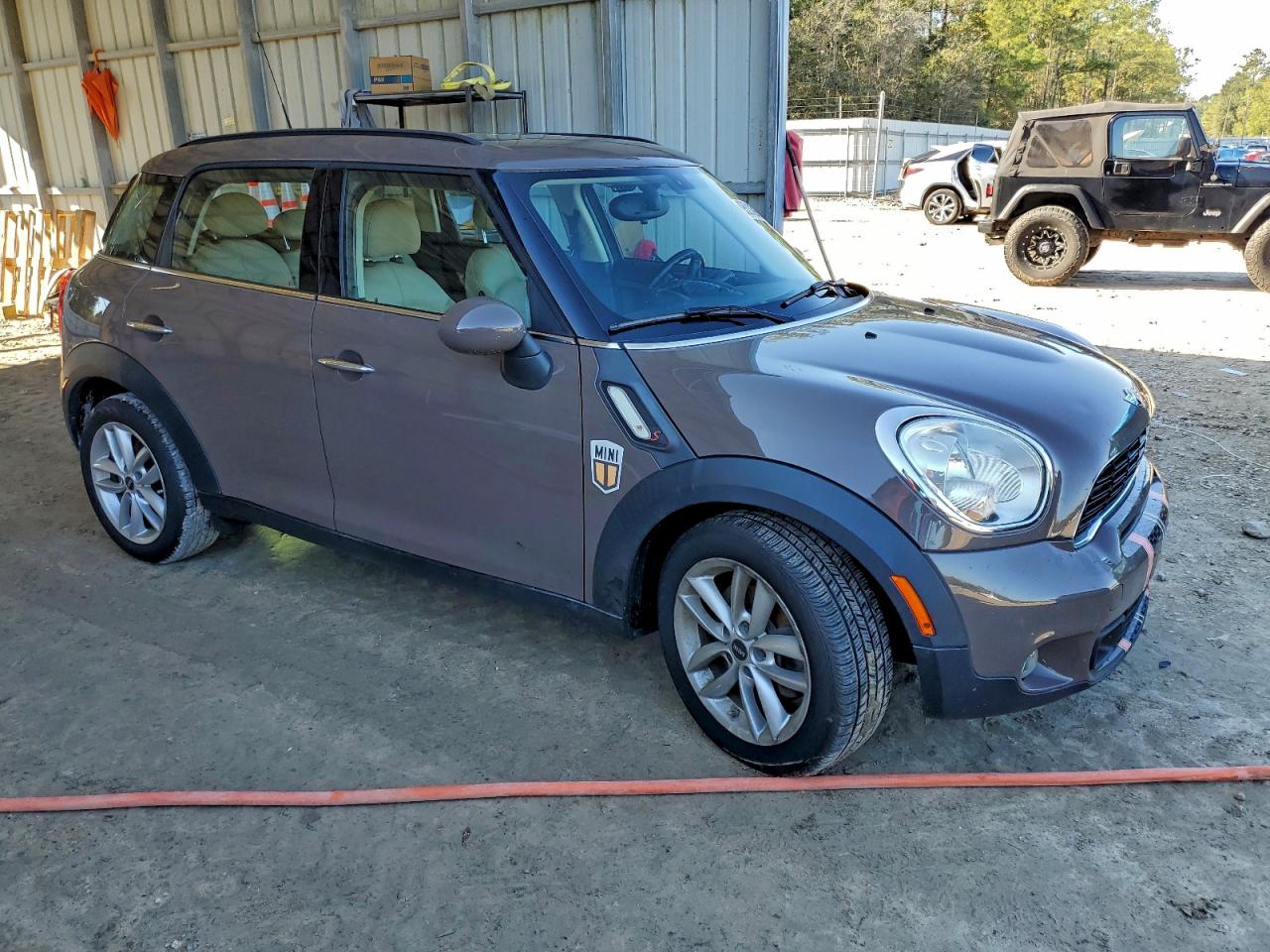 2013 Mini Cooper S Countryman Коричневый vin: WMWZC3C54DWP21302