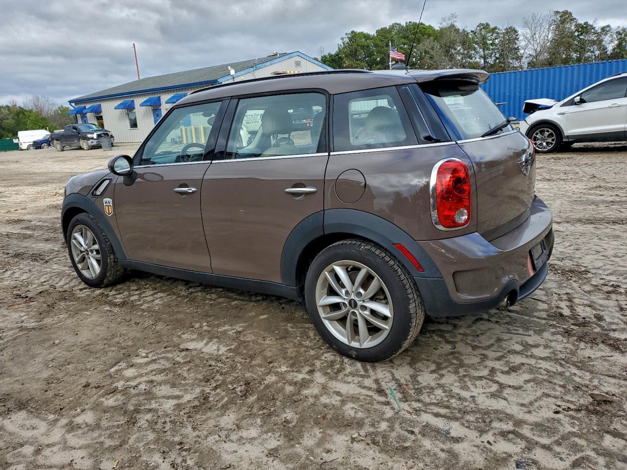 2013 Mini Cooper S Countryman Коричневый vin: WMWZC3C54DWP21302
