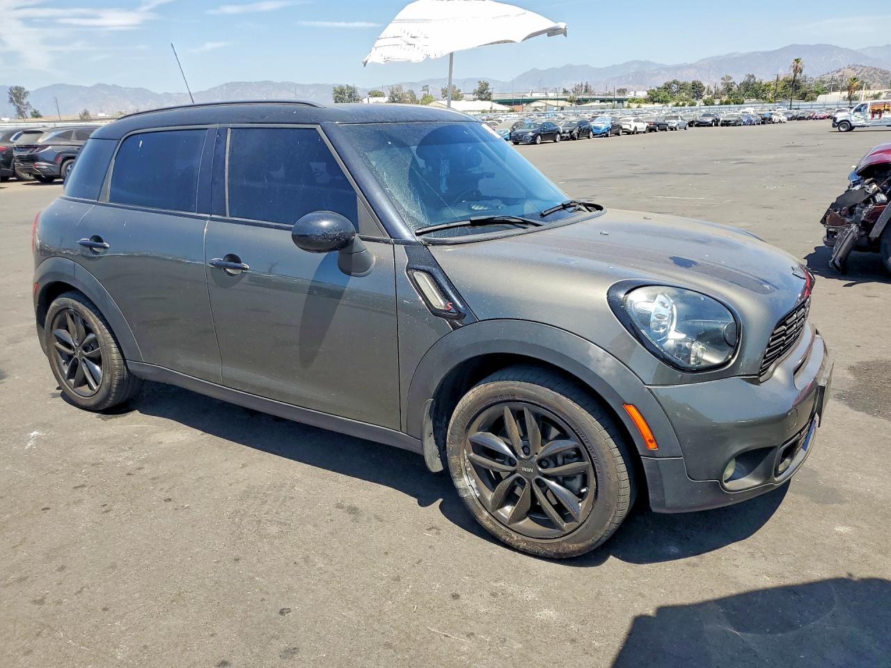 2014 Mini Cooper S Countryman Gray vin: WMWZC3C54EWP28493