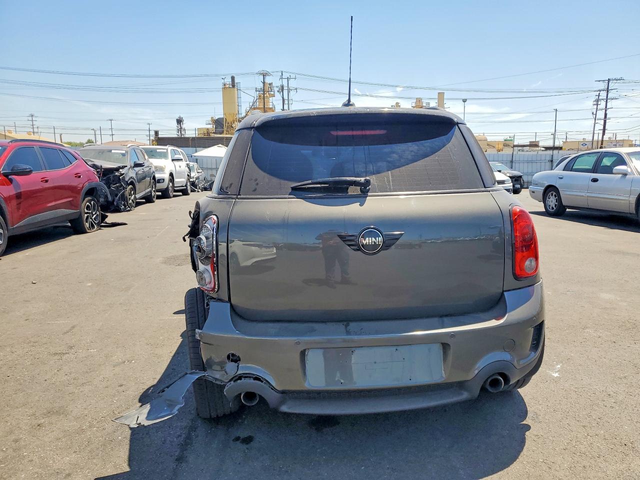2014 Mini Cooper S Countryman Gray vin: WMWZC3C54EWP28493