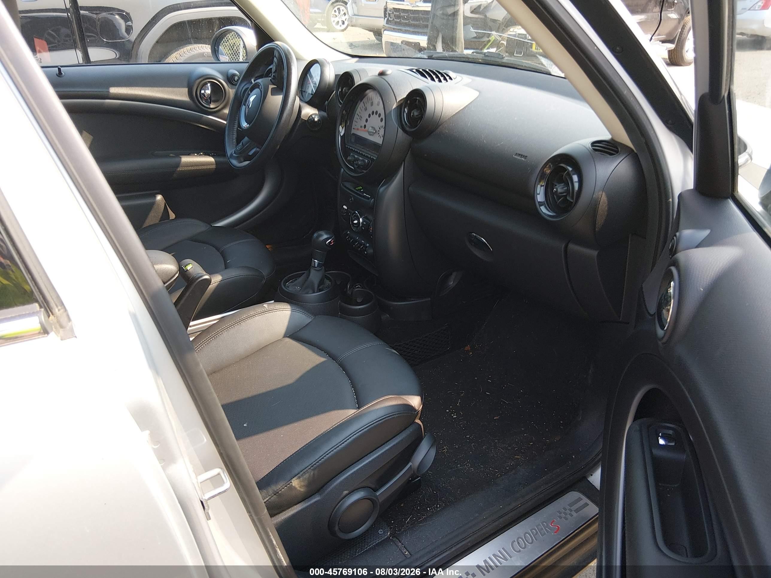2014 Mini Countryman Cooper S Light Blue vin: WMWZC3C54EWP28509
