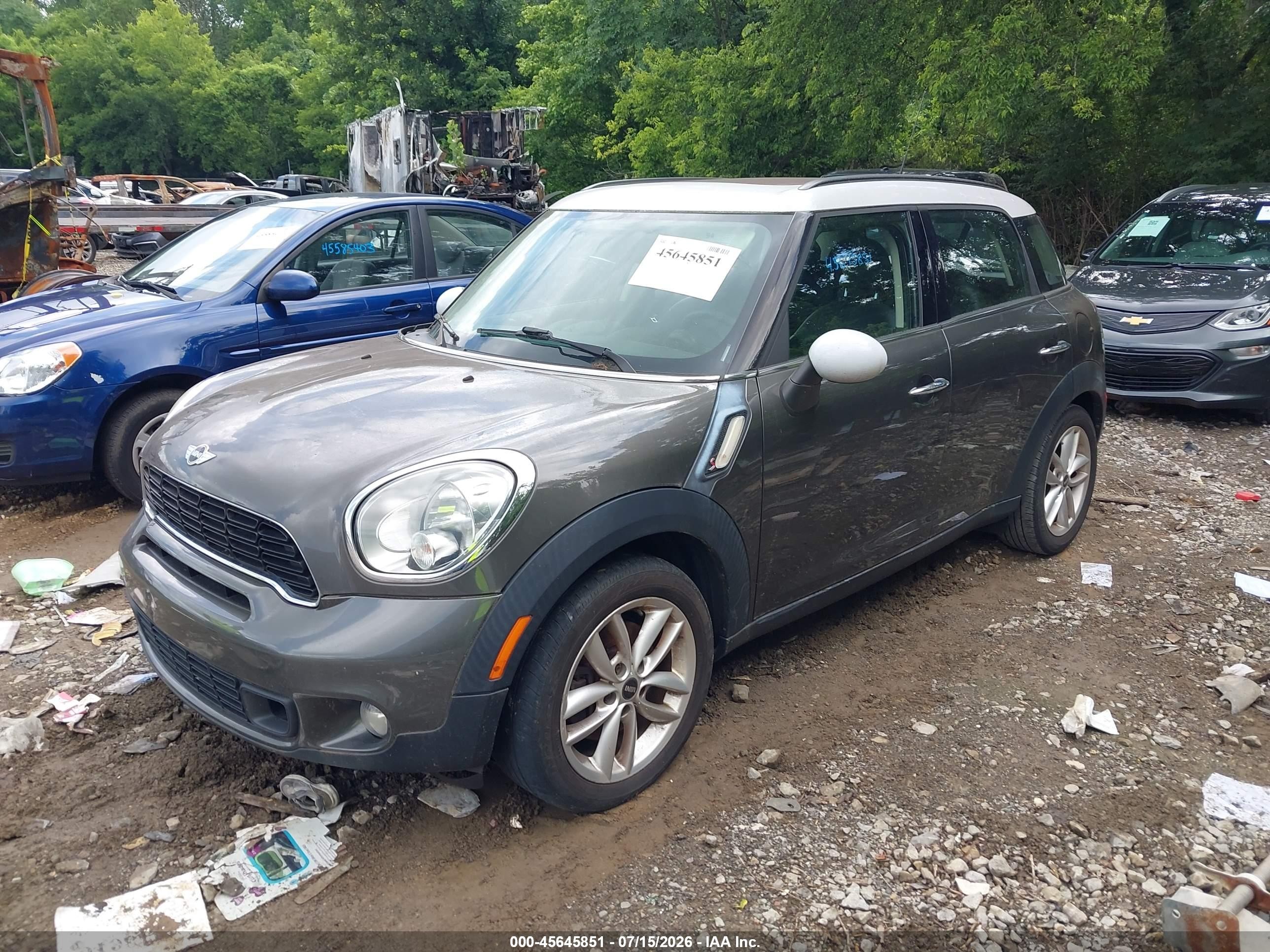 2014 Mini Countryman Cooper S Gray vin: WMWZC3C54EWP51837