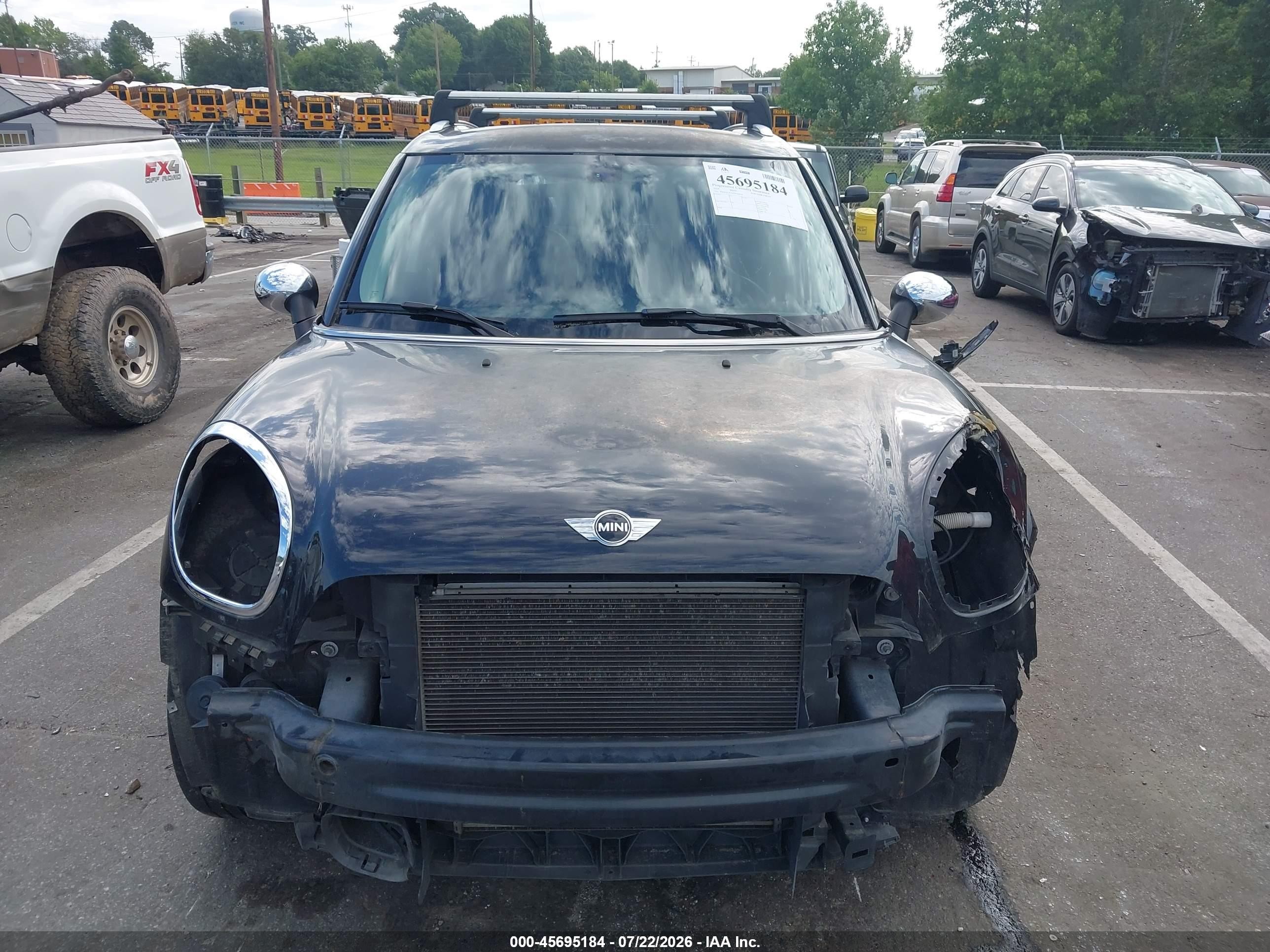 2015 Mini Countryman Cooper S Черный vin: WMWZC3C54FWT04958