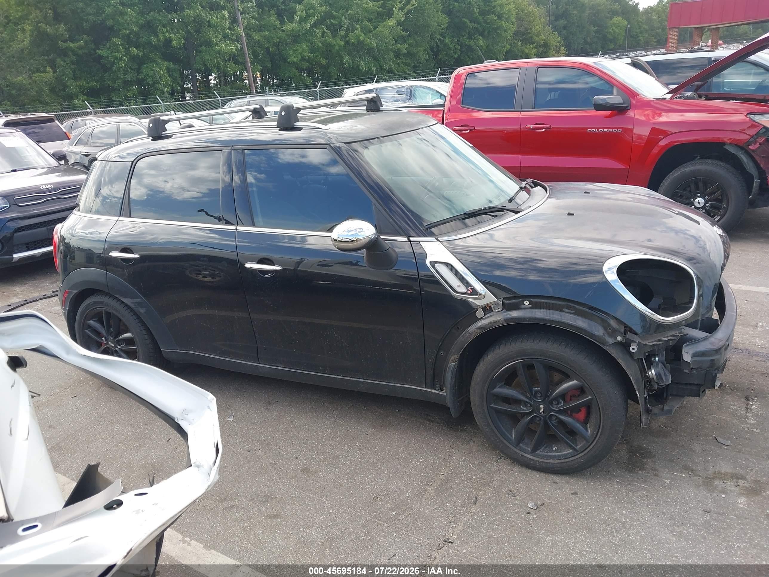 2015 Mini Countryman Cooper S Черный vin: WMWZC3C54FWT04958