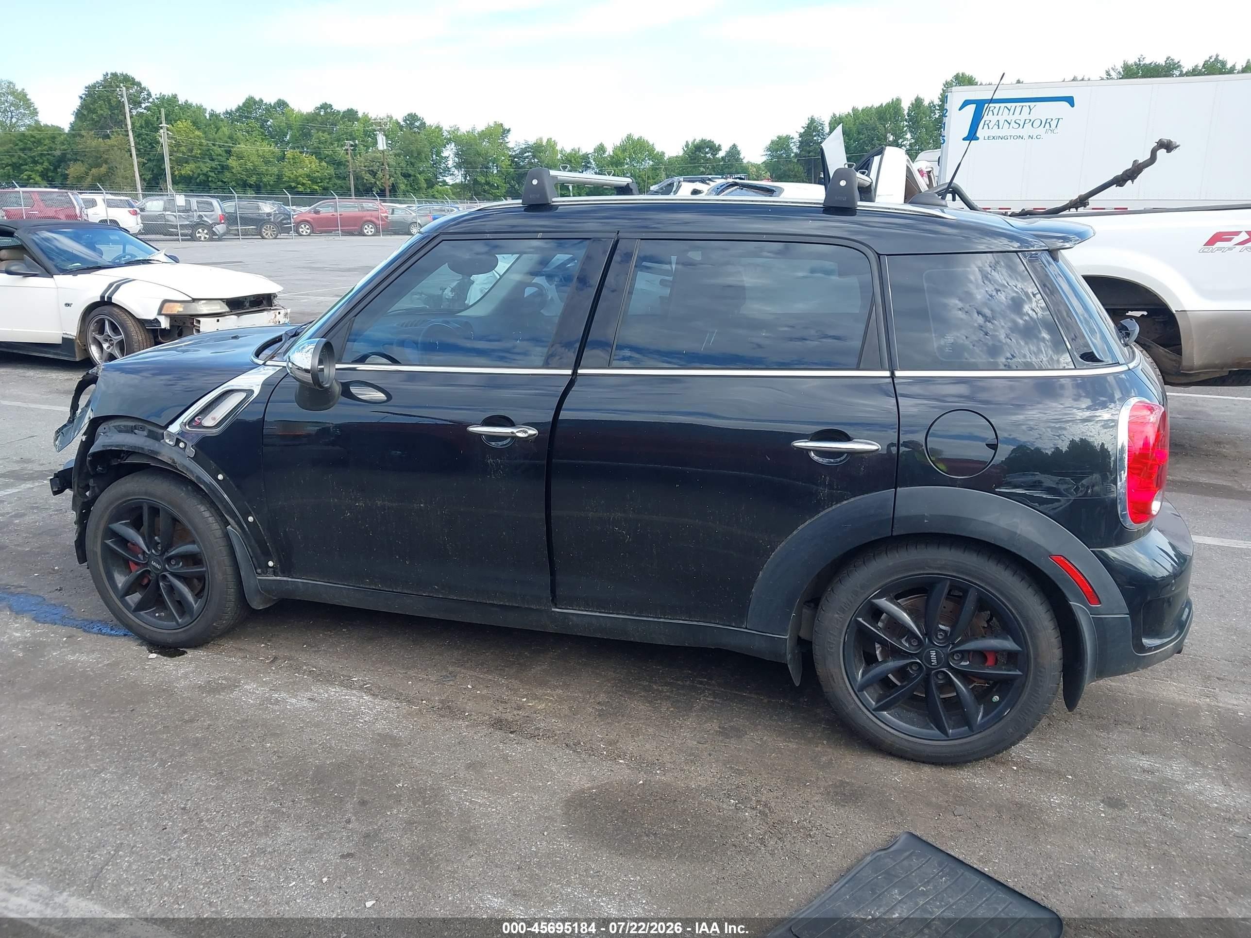 2015 Mini Countryman Cooper S Черный vin: WMWZC3C54FWT04958