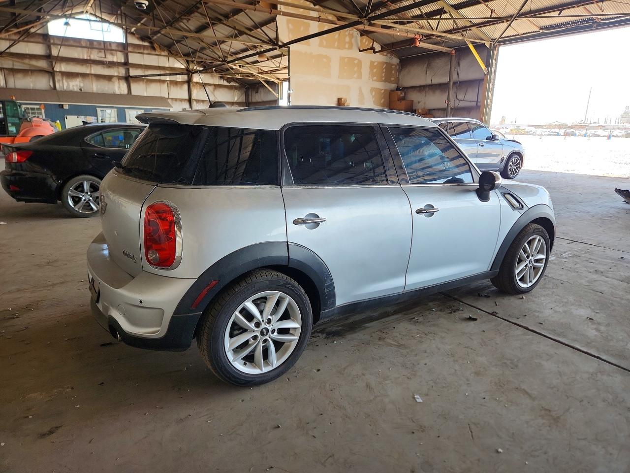 2012 Mini Cooper S Countryman Silver vin: WMWZC3C55CWL81463