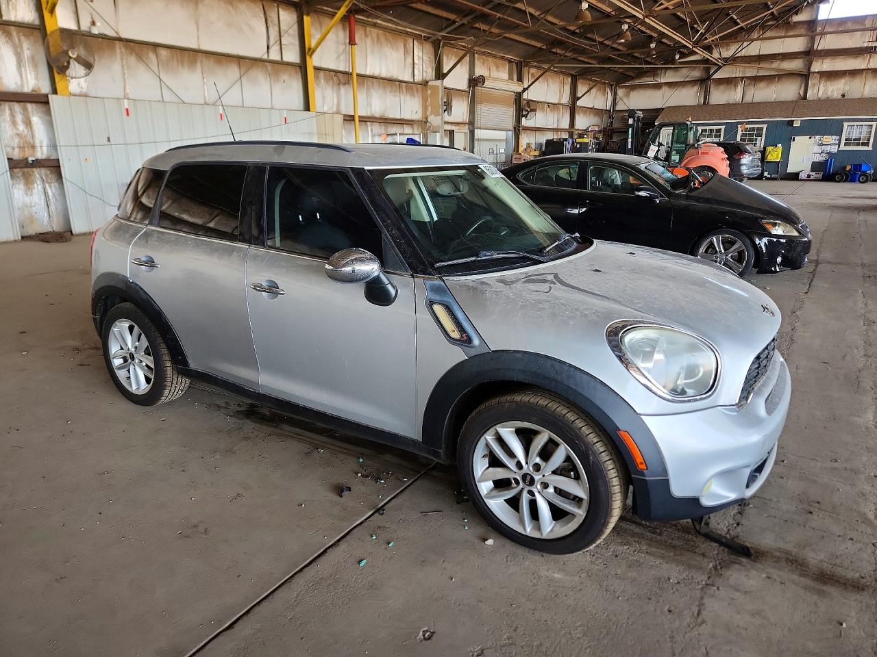 2012 Mini Cooper S Countryman Silver vin: WMWZC3C55CWL81463