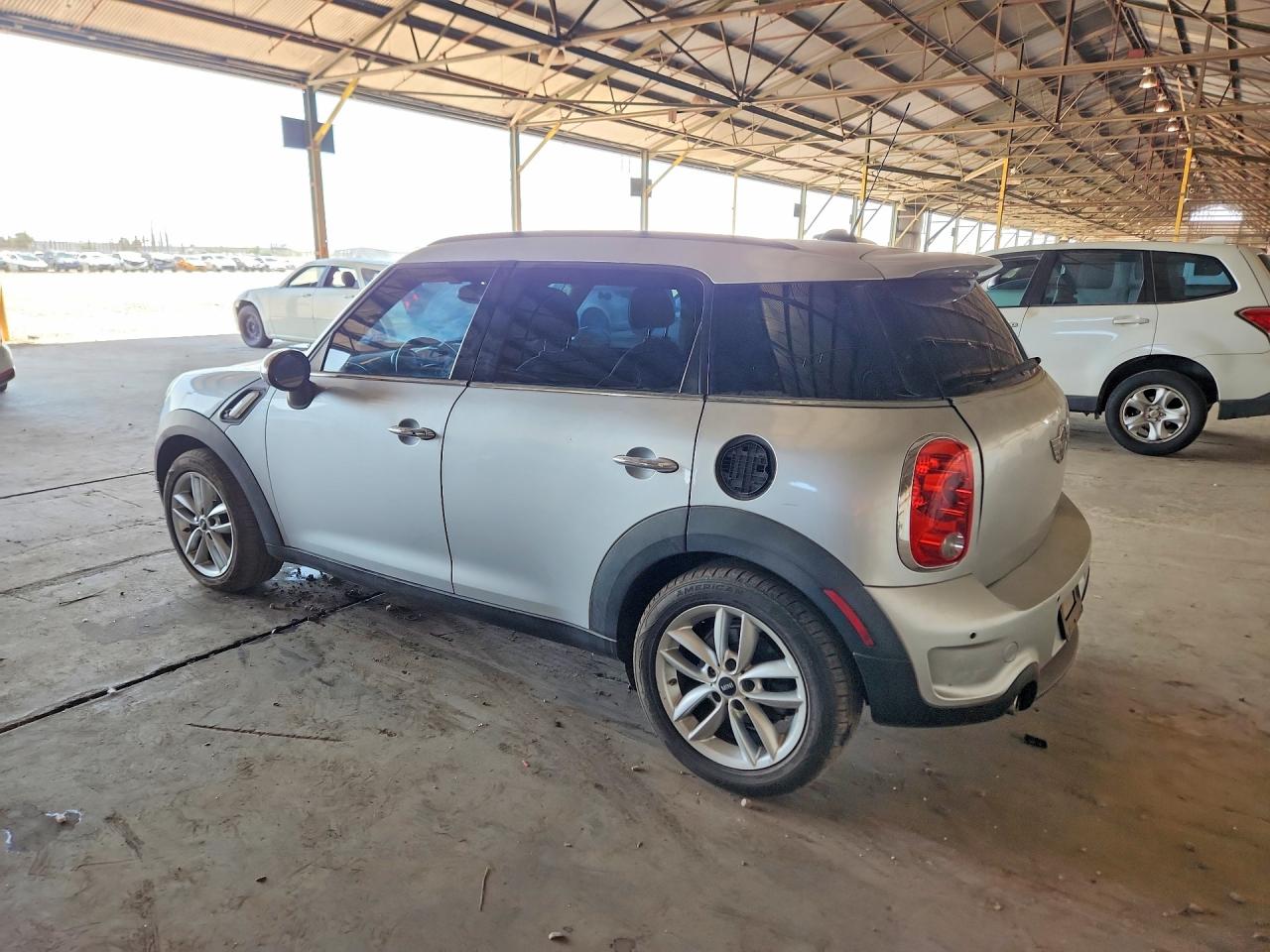 2012 Mini Cooper S Countryman Silver vin: WMWZC3C55CWL81463