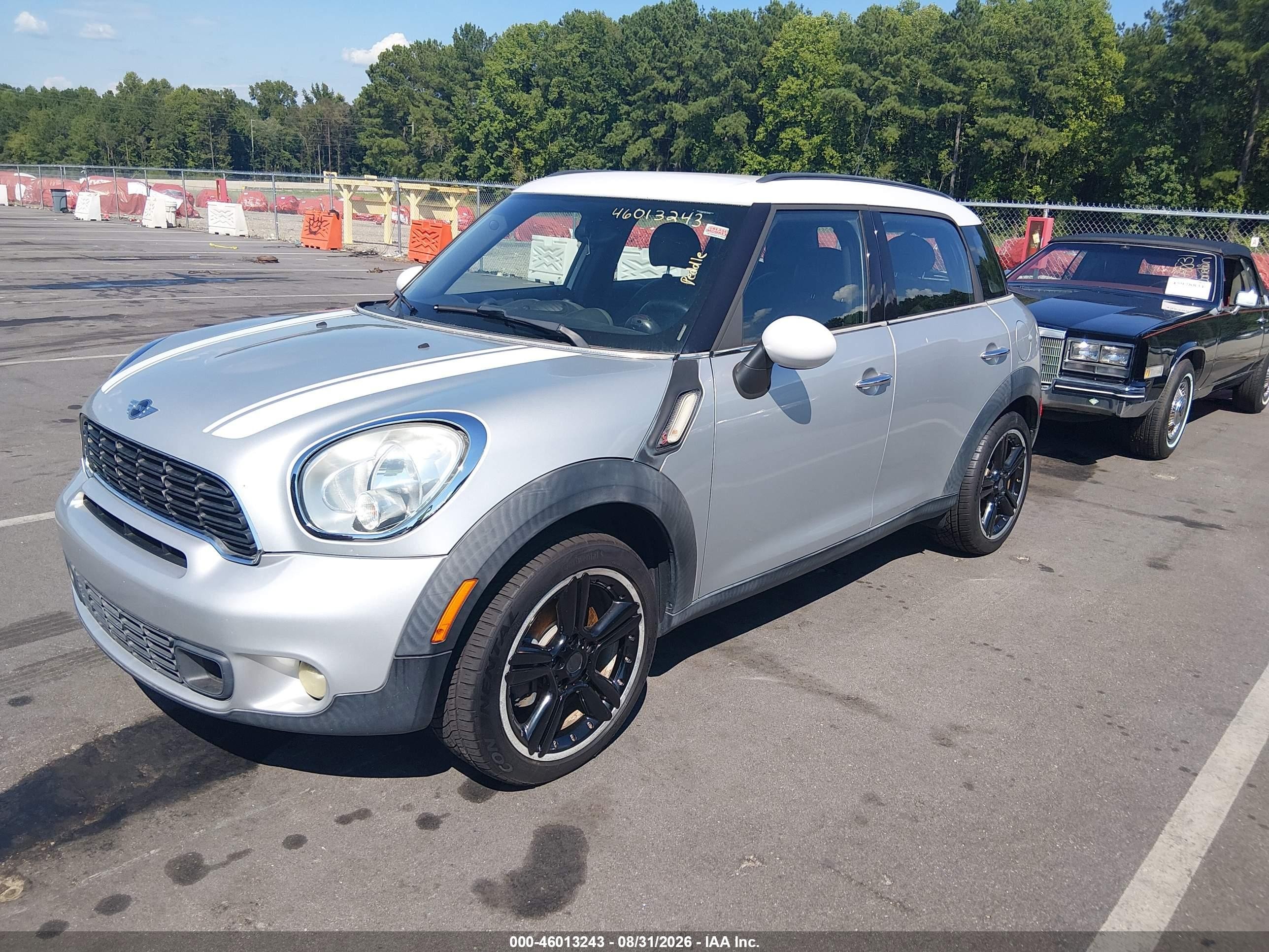 2012 Mini Cooper S Countryman   Silver vin: WMWZC3C55CWL83715