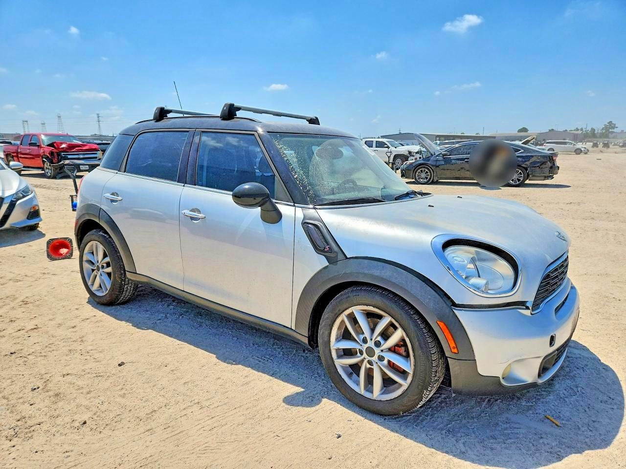 2012 Mini Cooper S Countryman Gray vin: WMWZC3C55CWL87408