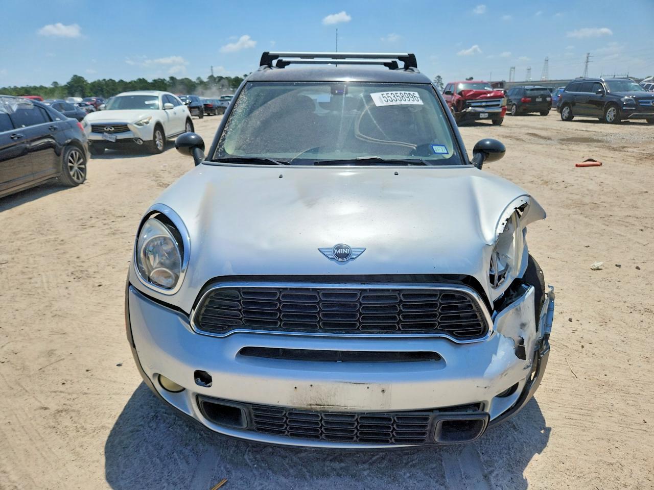 2012 Mini Cooper S Countryman Gray vin: WMWZC3C55CWL87408