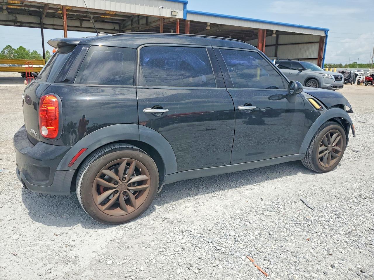 2013 Mini Cooper S Countryman Black vin: WMWZC3C55DWP22605