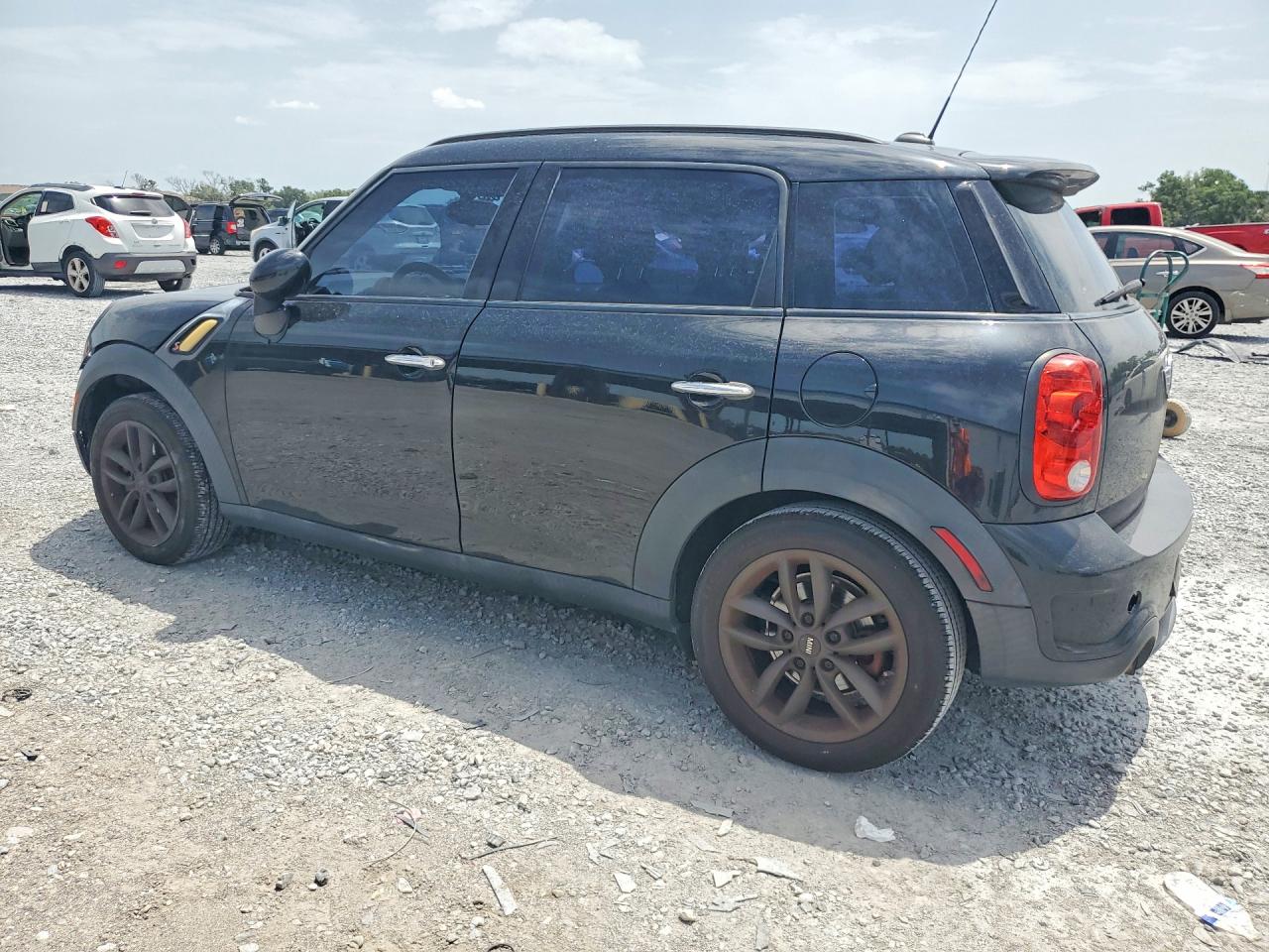 2013 Mini Cooper S Countryman Black vin: WMWZC3C55DWP22605