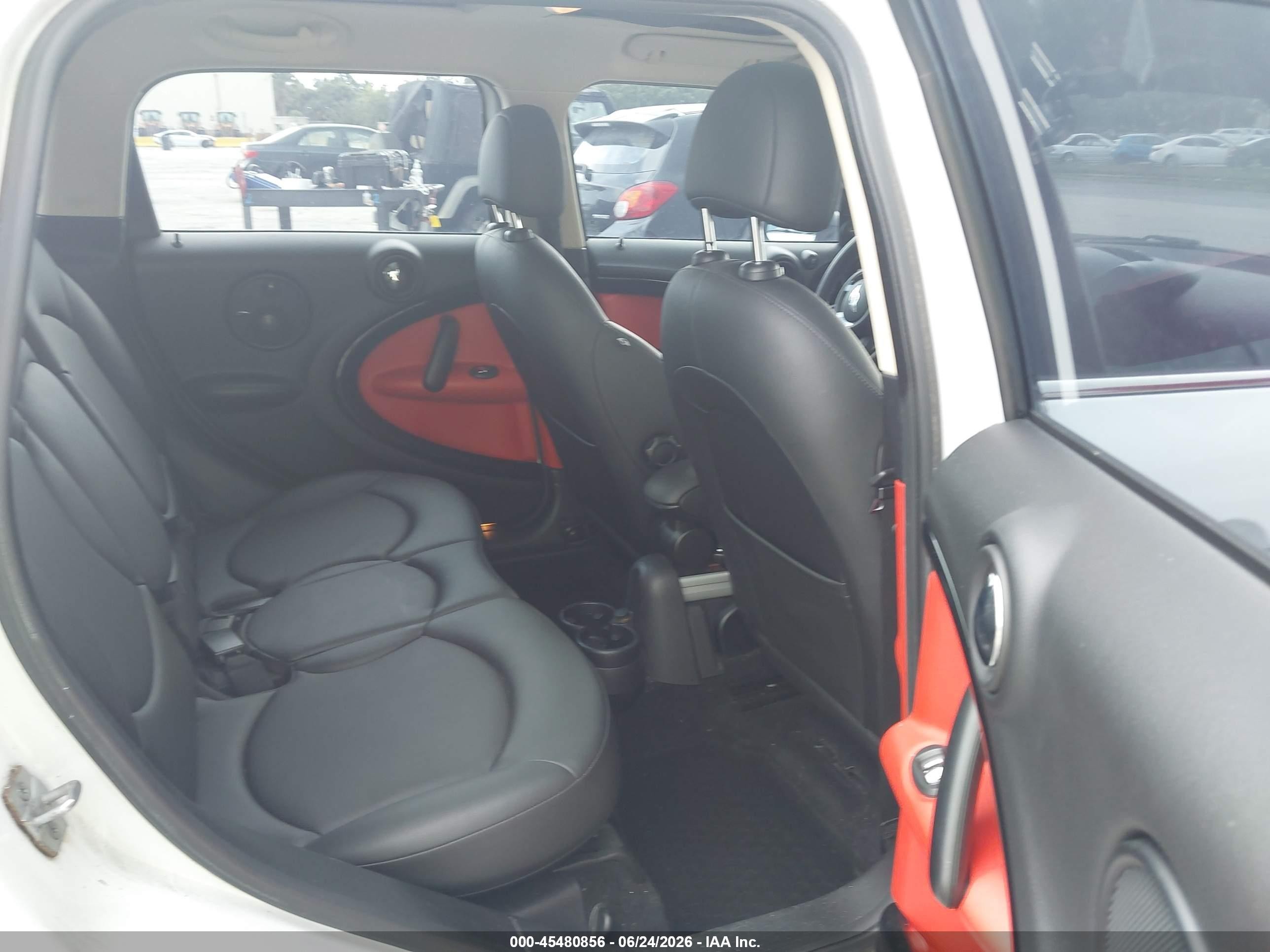 2014 Mini Countryman Cooper S White vin: WMWZC3C55EWP25134