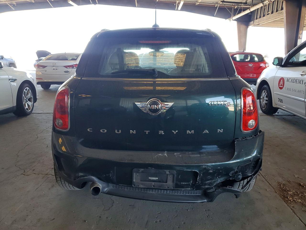 2014 Mini Cooper S Countryman Green vin: WMWZC3C55EWP25330