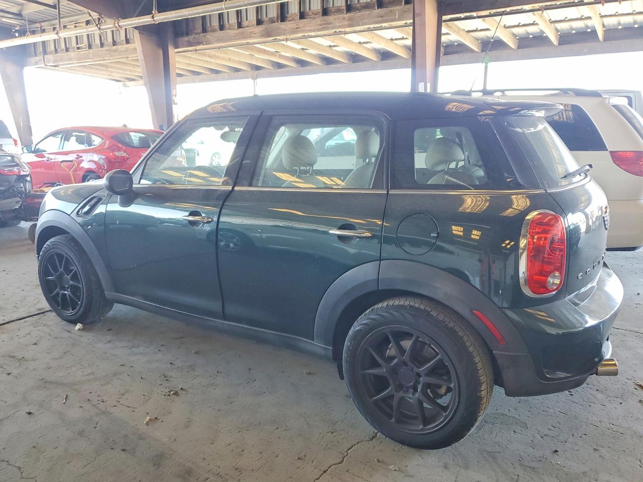 2014 Mini Cooper S Countryman Green vin: WMWZC3C55EWP25330