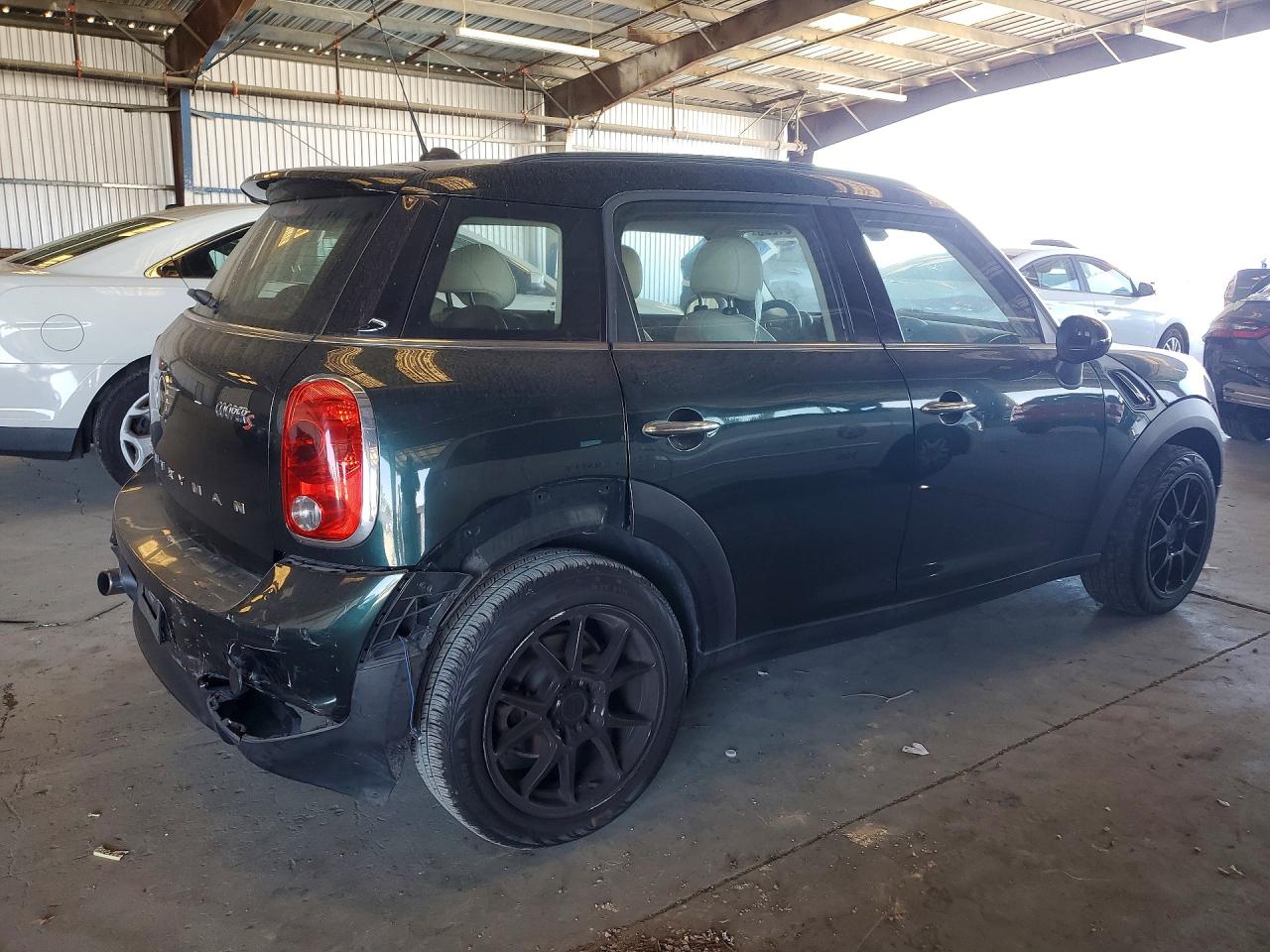 2014 Mini Cooper S Countryman Green vin: WMWZC3C55EWP25330
