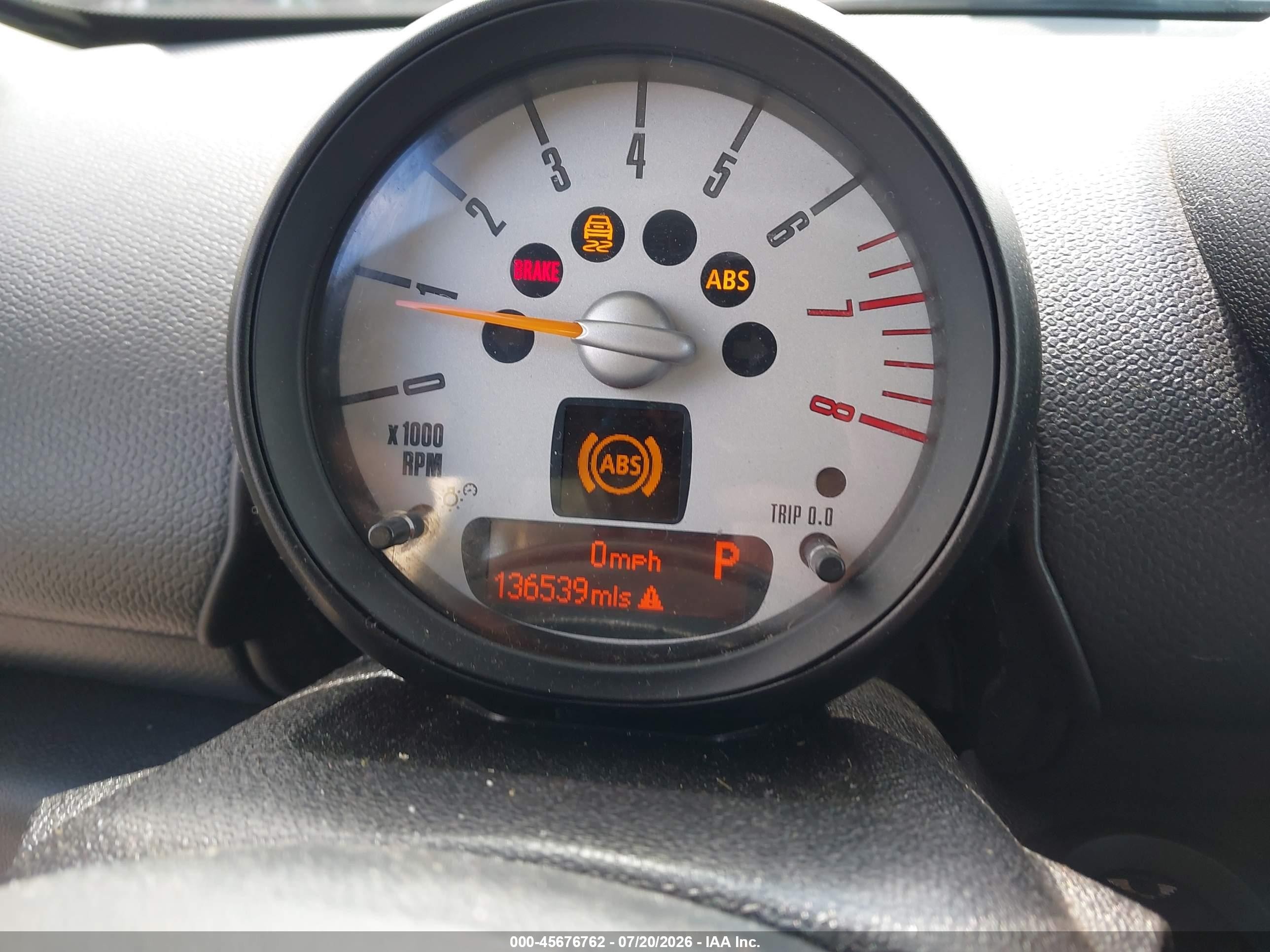 2014 Mini Countryman Cooper S White vin: WMWZC3C55EWP29555